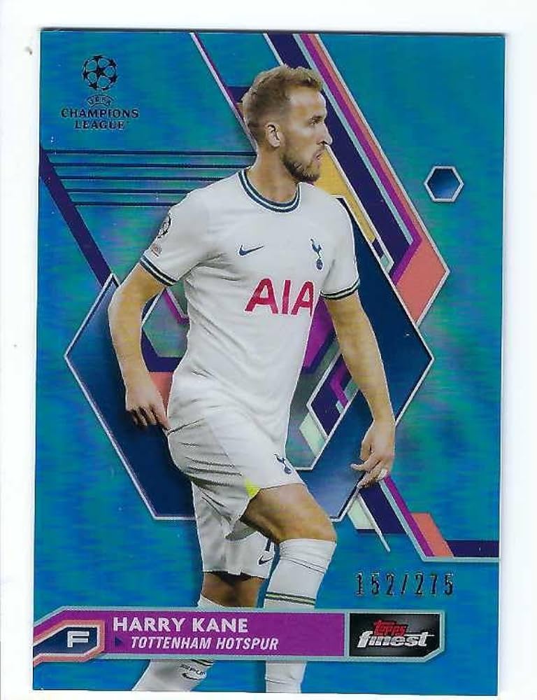 Amazon.com: HARRY KANE 2022-23 Topps Finest UEFA Champions League